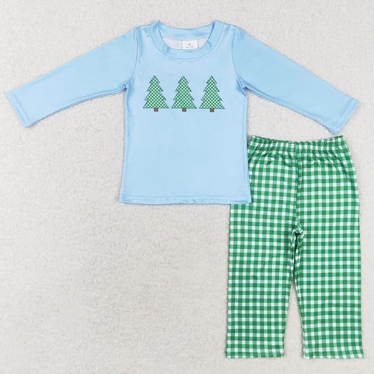 Baby Girls Clothes Christmas Trees Sibling Girls Boys Outfits BLP0659 GLP1505