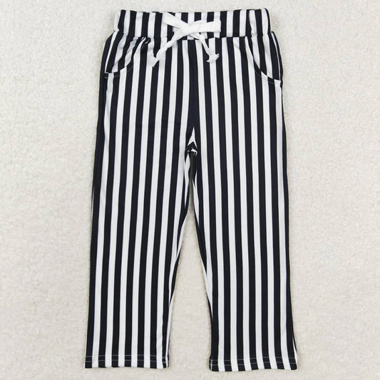 Baby Girls Pants Black Stripes Bottom Pants P0588