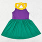 Baby Girls Dress Purple Mardi Gras Active Wear Athletic Dresses GSD1433