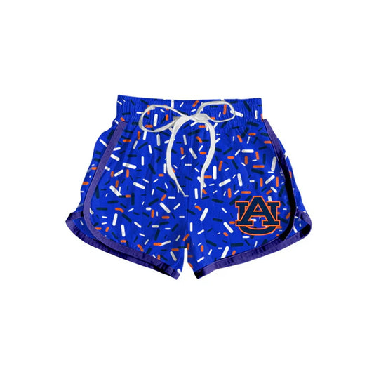 Preorder MOQ 5 pcs A U blue ice cream sprinkle girls team shorts 8.20