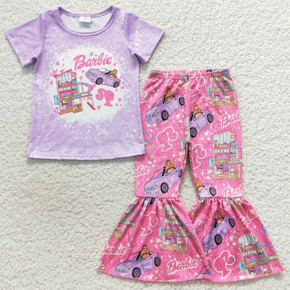 Hot Sale Girls Clothes Boutique Bell Bottom Outfits GSPO0798