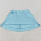 Baby Girls Skirts Blue Cotton Pocket Skorts Skirts GLK0065 4.28