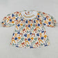Baby Girls Smocked Dress Embroidery Thanksgiving Thankful Colorful Bows Knee Length Dresses GLD1086 7.19