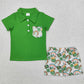 Baby Girls Clothes St Patrick Day Qautrefoil Shirts Shorts Sibling Boys Sets BSSO1165 GSSO1713