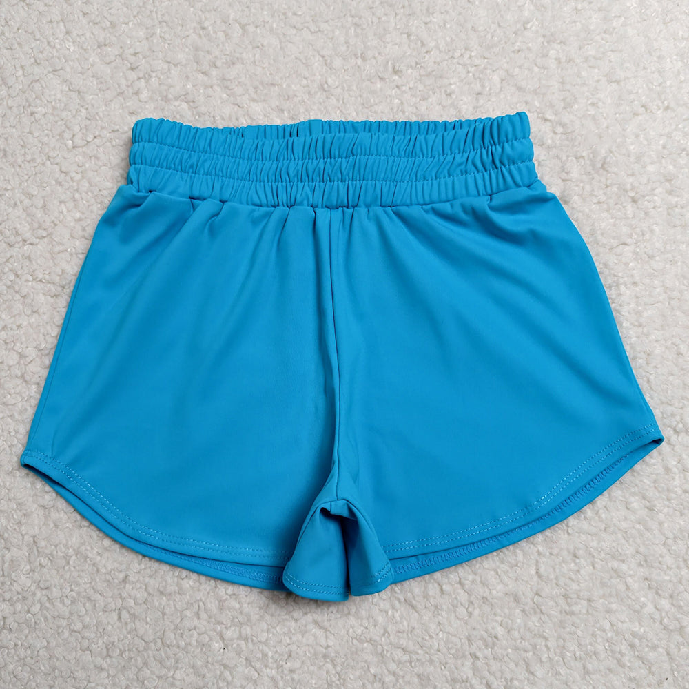 Baby Girls Shorts Blue Yoga Active Sport Shorts Bottom SS0906