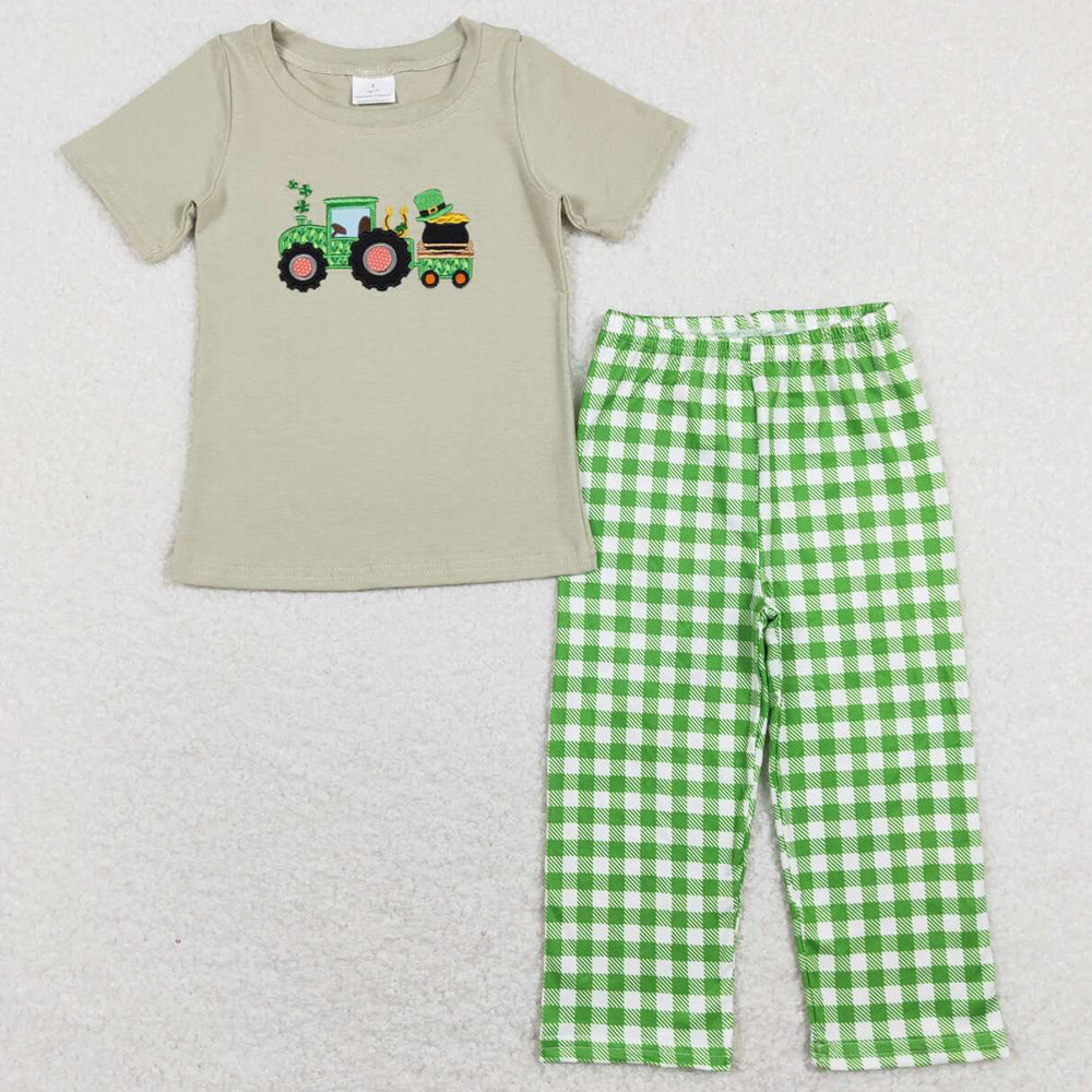 St. Patrick Day Baby Boy Clothes Sets BSPO0276