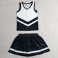 Baby Girls Clothes Black Stripe Vest Top Skirt Shorts Team Yoga Active Clothes Sets GSD4194