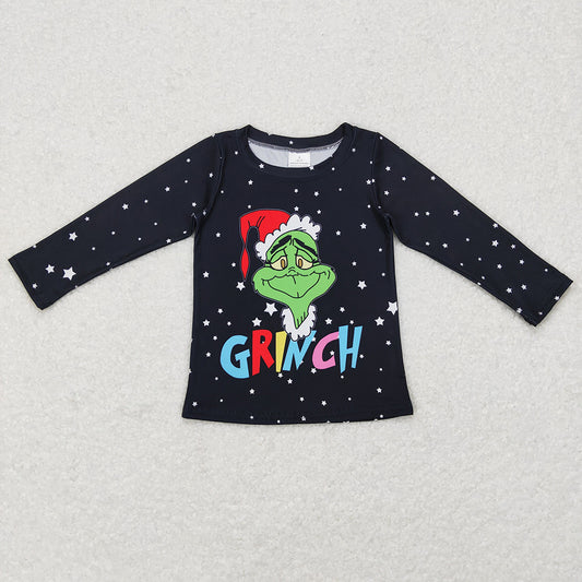 Baby Girls Clothes Tops Christmas Long Sleeve Kids Shirts Tops GT0329