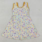 Baby Girls Dress Sleeveless Mardigras Leopard Shorts Yoga Active Knee Length Dresses GSD2870 12.10