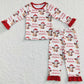 Christmas Cow Print Girls Pajamas Sibling Boys Sleepwear Nightwear Sets GLP0866