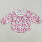 Baby Girls Smocked Rompers Halloween Pink Bows Ghosts Candy Ruffle Rompers LR2216 9.1