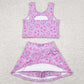 Baby Girls Clothes Football Athletic Active Wear Top Shorts Skirts Sets GSD1468 4.21