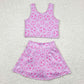 Baby Girls Clothes Football Athletic Active Wear Top Shorts Skirts Sets GSD1468 4.21