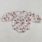 Baby Infant Girls Rompers Christmas Colorful Bows Smocked Rompers LR2185 9.1