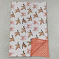 Baby Kids Blankets Pink Bows Ducks Blankets BL0248