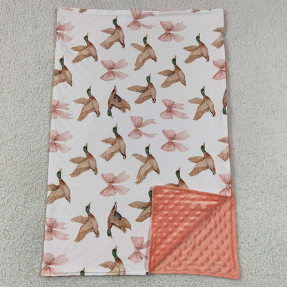 Baby Kids Blankets Pink Bows Ducks Blankets BL0248