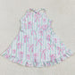 Baby Girls Dress Strap Bows Yoga Ruffle Knee Length Dresses GSD2297 4.21