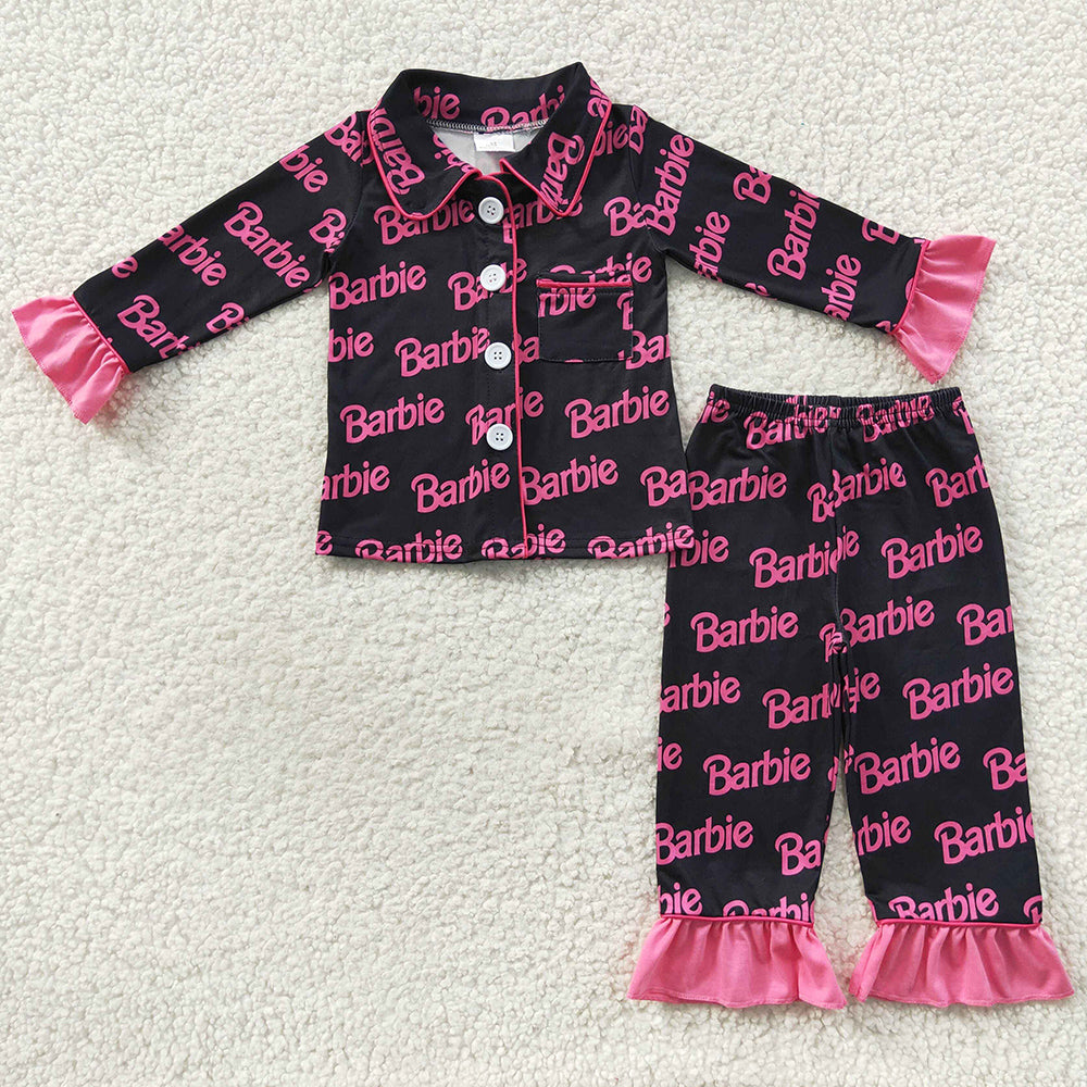 Fashion Baby Girls Pajamas Fall Winter Sleepwear Sets GLP0654