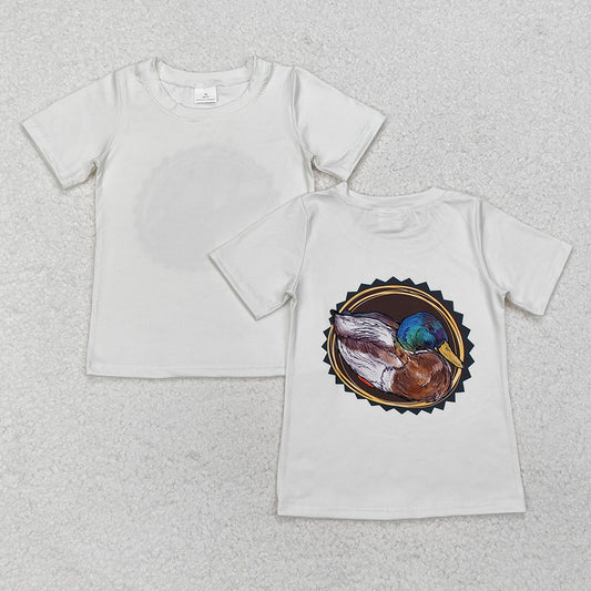 Baby Boys T-shirts Hunting Duck Short Sleeve Tee Shirts Tops BT0964