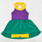 Baby Girls Dress Purple Mardi Gras Active Wear Athletic Dresses GSD1433