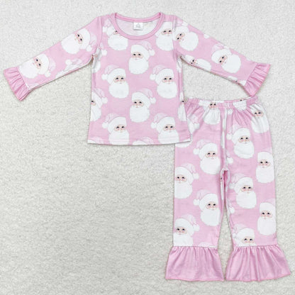 Baby Girls Pajamas Christmas Santa Bamboo Pajamas Sibling Sets BLP0685 GLP1534