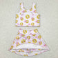 Baby Girls Clothes Softball Bows Athletic Active Wear Top Shorts Skirts Sets GSD2045 4.21
