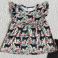 Fashion Baby Girl Clothes Cow Print Summer Kids Clothes Little Girls Clothing C5-1-3