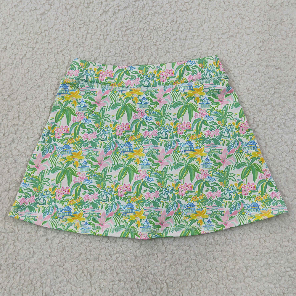 Baby Girls Skirts Beach Sea Pants Yoga Active Skirt Shorts Bottom GLK0311