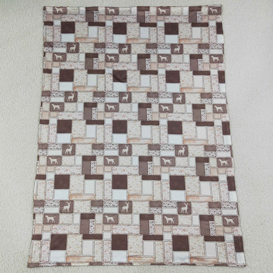Baby Kids Blankets Dogs Deer Ducks Camo Checked Blankets BL0249