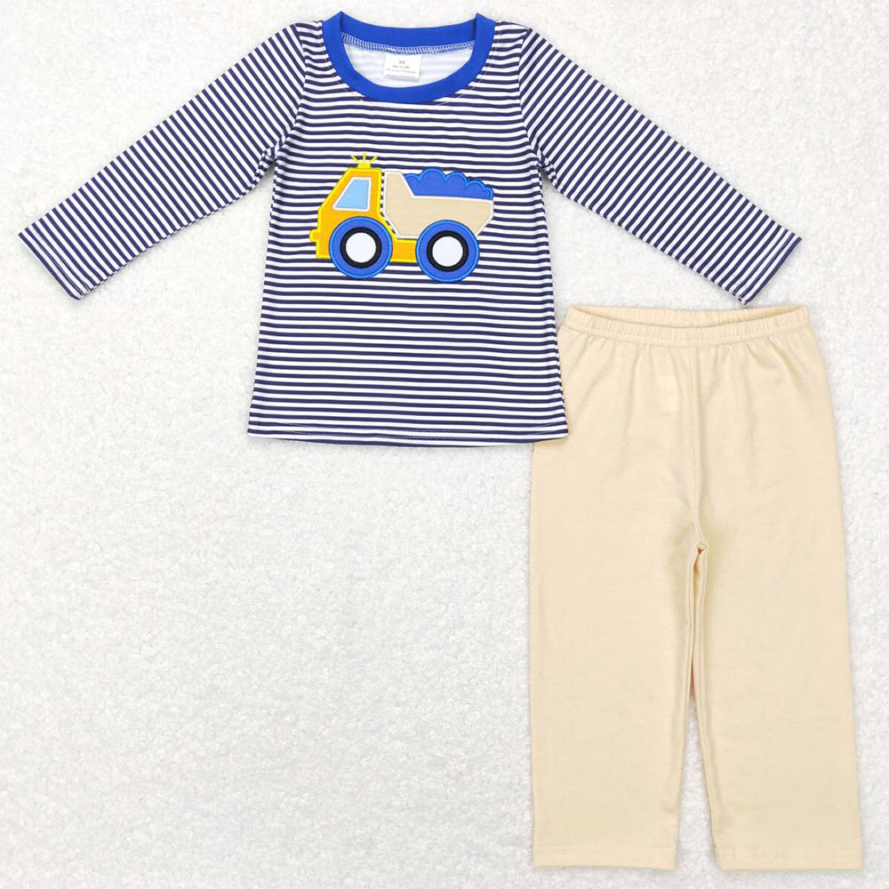 Baby Boys Clothes Lorry Construction Shirt Pants Sets BLP0400