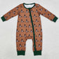 Boutique Infant Baby Boys Rompers Long Sleeve Zip Romper Onesie LR2154