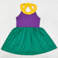 Baby Girls Dress Purple Mardi Gras Active Wear Athletic Dresses GSD1433