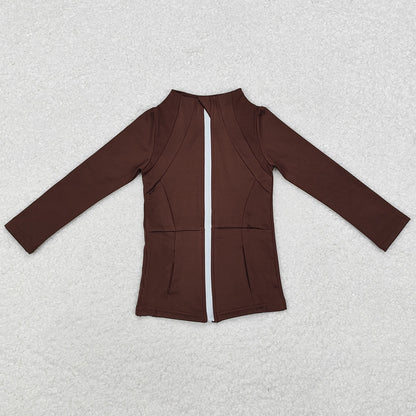 Baby Girls Clothes Brown Active Wear Jackets Pants 2pcs Clothes Sets  GLP1552