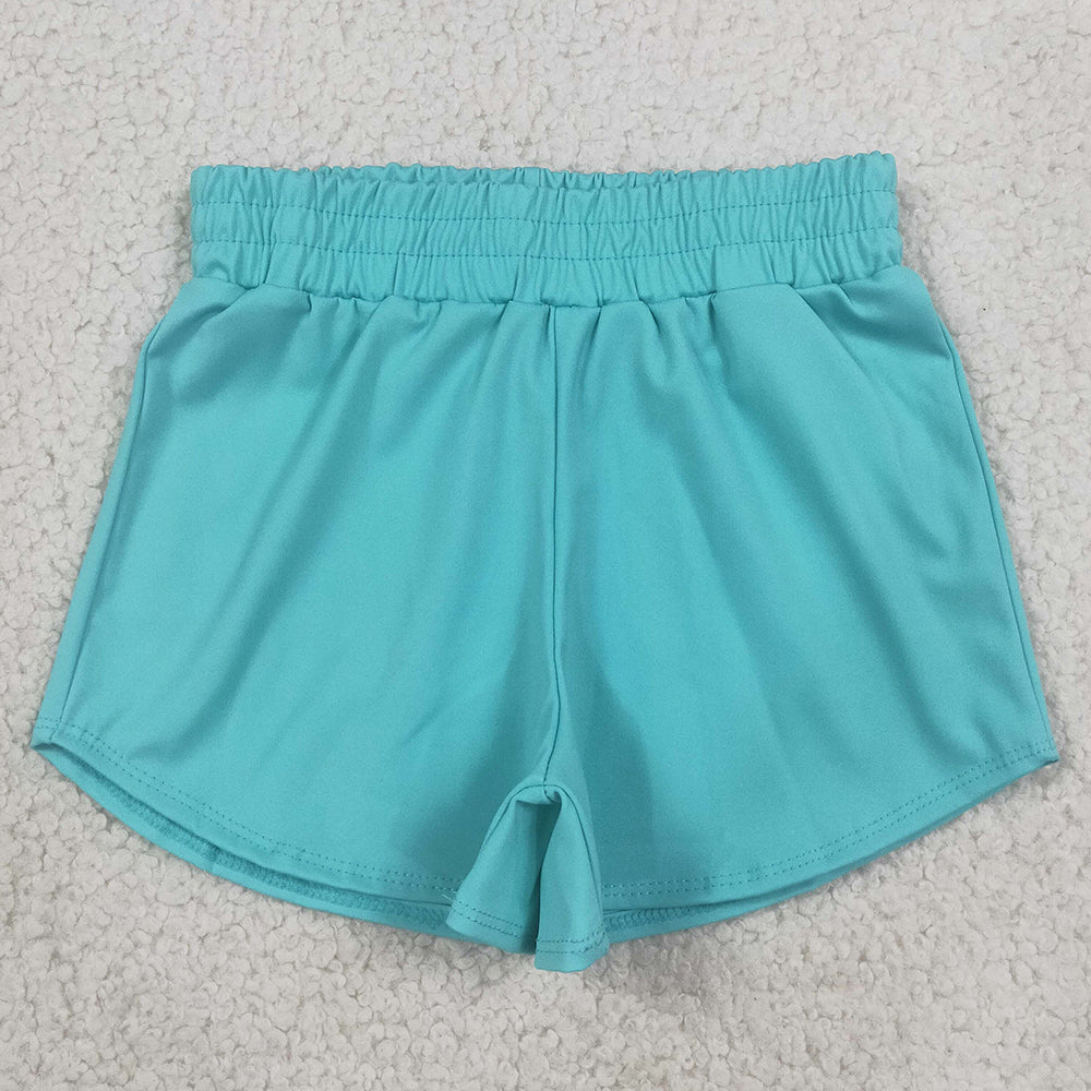 Baby Girls Shorts Blue Yoga Active Sport Shorts Bottom SS0904