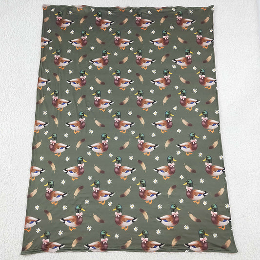 Baby Girls Blankets Flowers Ducks Hunting Blankets BL0283