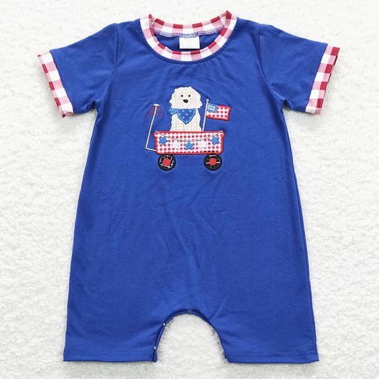 July 4th Boutique Baby Girls Rompers Kids Sibling Clothing Boys Romper SR0748