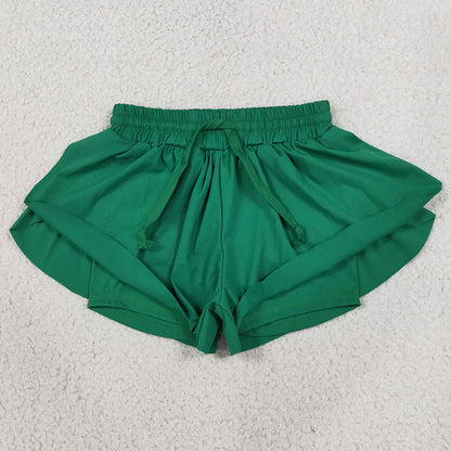 Baby Girls Shorts Green Yoga Active Butterfly Shorts Bottom SS0938