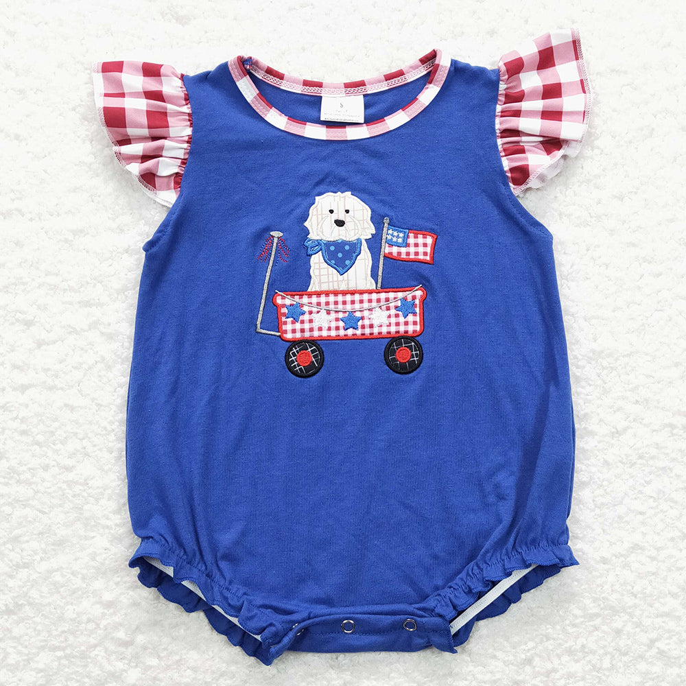 July 4th Boutique Baby Girls Rompers Kids Sibling Clothing Boys Romper SR0748