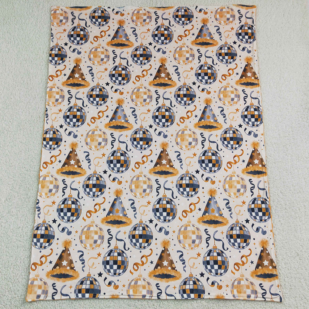 Baby Kids Blankets Stars Lights Happy New Year Blankets BL0298