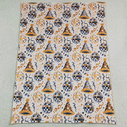Baby Kids Blankets Stars Lights Happy New Year Blankets BL0298