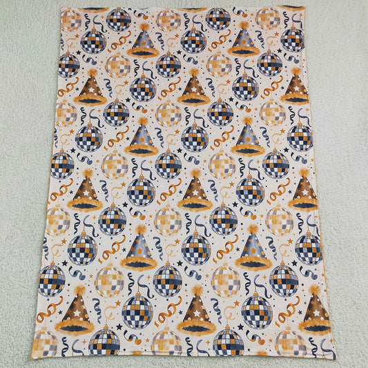 Baby Kids Blankets Stars Lights Happy New Year Blankets BL0298