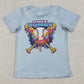 Baby Boys Clothes Short Sleeves Back Baseballs Bombs T-shirts Top BT1251