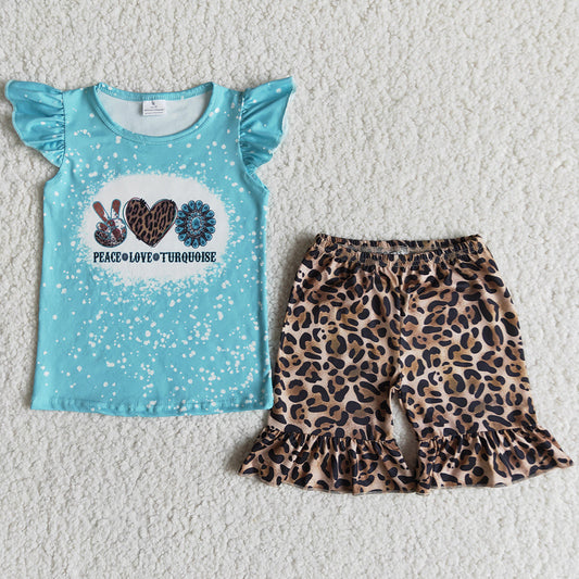 Fashion Baby Girl Clothes Short Sleeve Summer Kids Clothes Girls Outfit A15-2