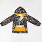 Baby Boys Clothes Top Mustard Camo Hooded Zip Fall Pullovers Tops BT0755