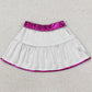 Baby Girls Purple Leather Skort Skirts GLK0039 3.20