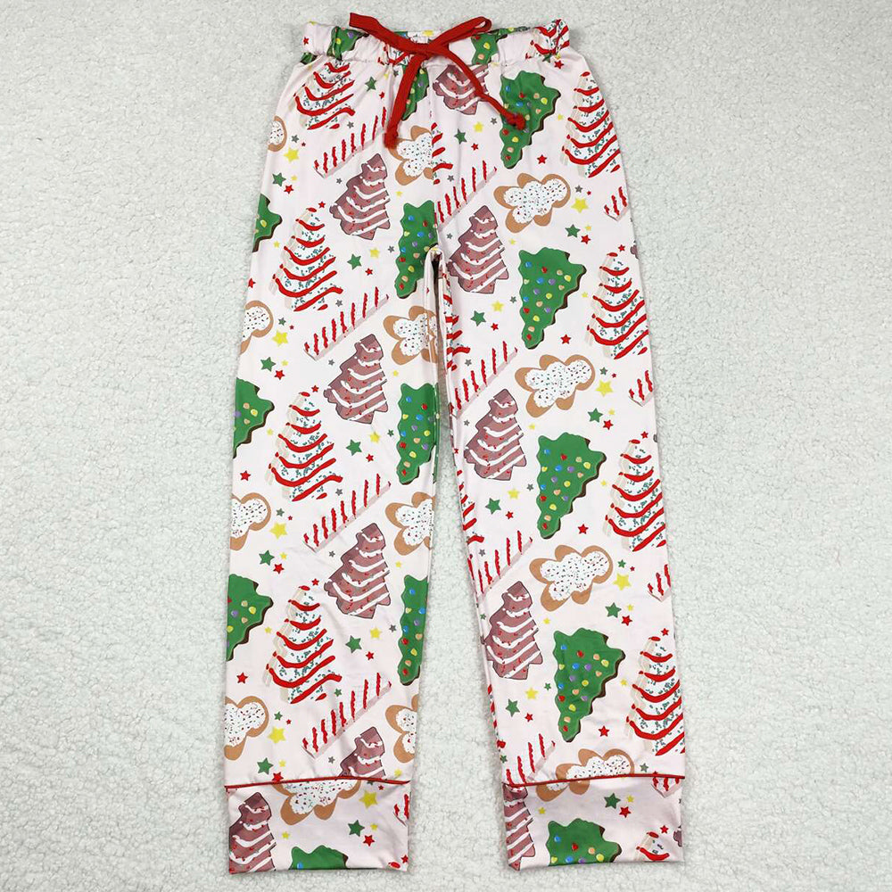 Adult Women Pants Christmas Tree Cake Red Bottom Pants Pajamas P0506