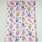 Baby Kids Girls Blankets Pink Valentines Cartoon Hearts Blankets BL0114