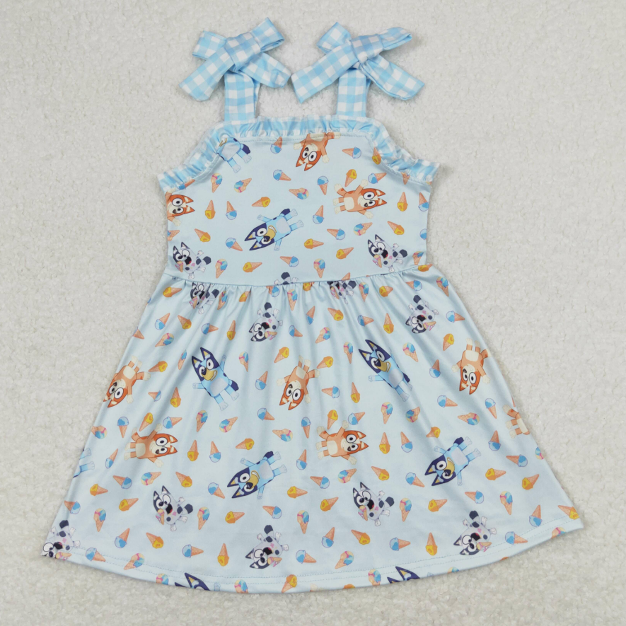 Baby Girls Dress Cartoon Cute Girls Knee Length Dresses GSD0866