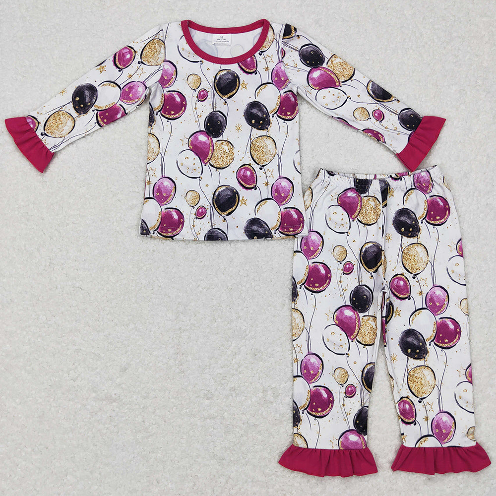 Happy New Year Baby Girls Pajamas Sets GLP0819