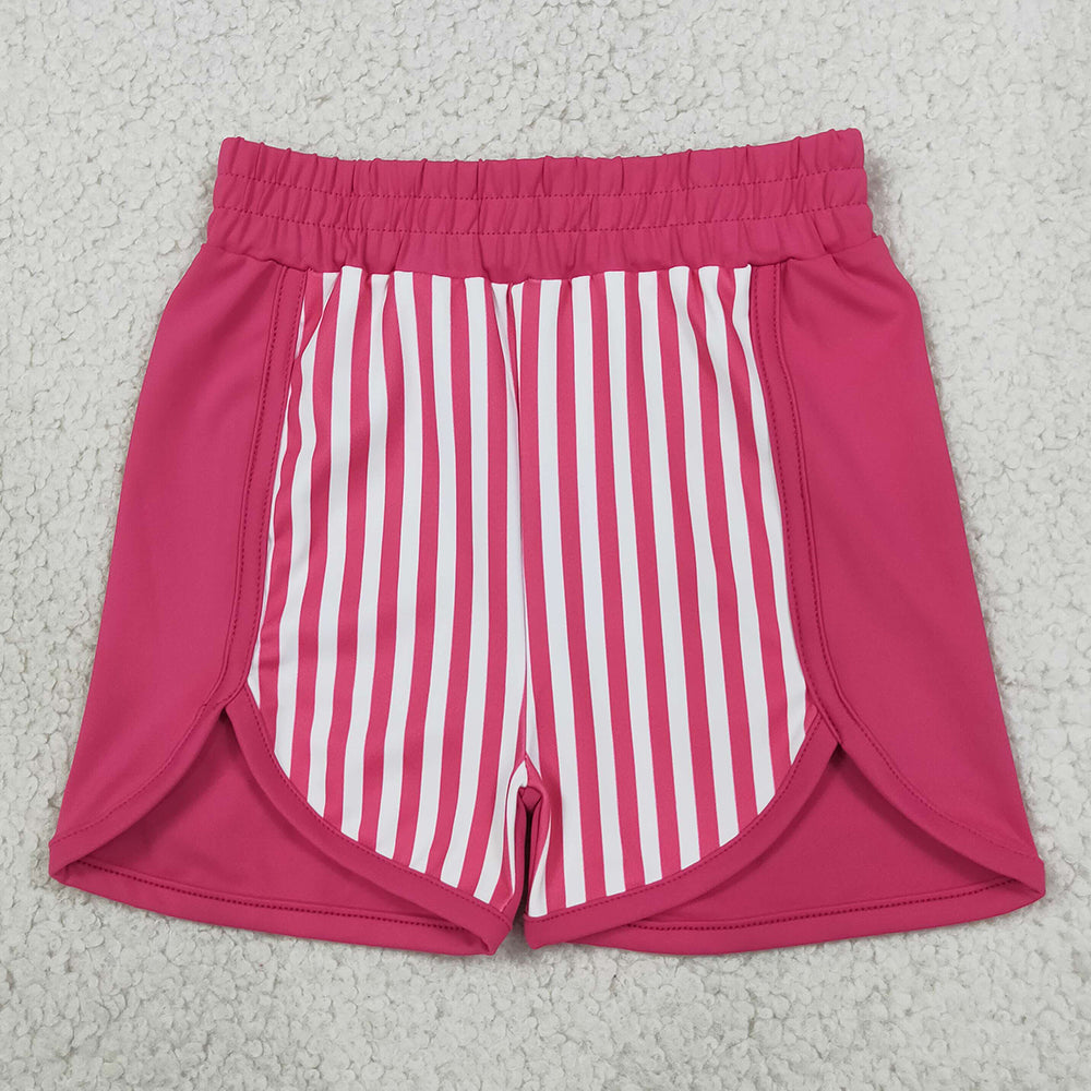 Baby Girls Shorts Pink Stripe Yoga Active Shorts Bottom SS0949